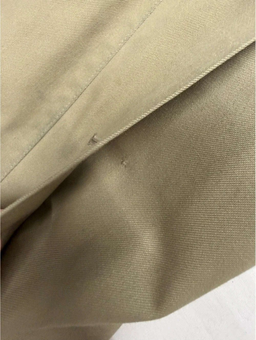 Burberry Classic Khaki Long Trench Coat with Double Breasted Buttons - Picture 8 of 16